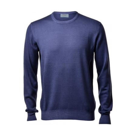 Gran Sasso - Stickade Tröjor - Blå - Herr - Storlek: 4xl, Herr, Storlek: 4XL