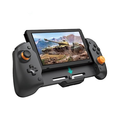 Trådbunden spelkontroll med dubbel vibration och PD snabbladdning - Uppgraderat tillbehör för Nintendo Switch Gamepad