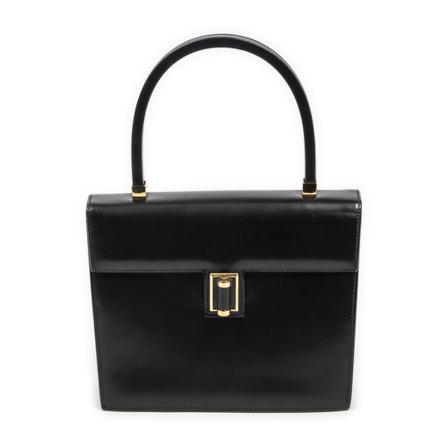 Gucci Vintage Vintage Turn Lock Top Handle , Zwart , Dames , Maat: ONE Size