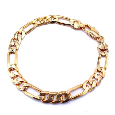 Kullanvärinen ketjuranneke 7 mm