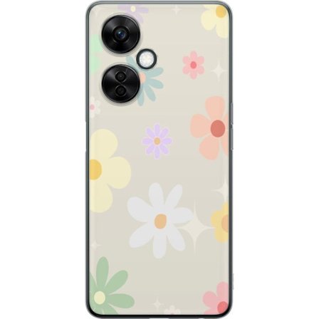 Mobilskal till OnePlus Nord CE 3 Lite med fejdande blommor