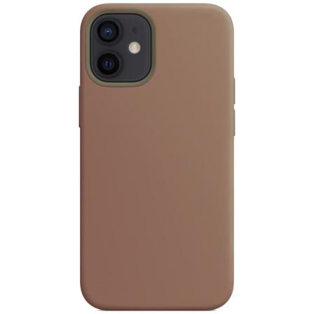 Silikonskal Till Iphone 12 Mini - Ljusbrun Brun