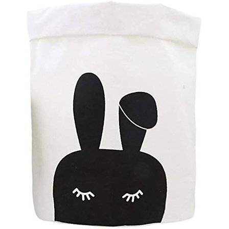 Stor Vaskeromskurv, Foldbar Vaskerompose, Oppbevaringskurv Skittentøykurv Vaskerompose