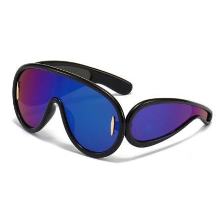 sport punk solglasögon solglasögon i ett stycke BlueFilm