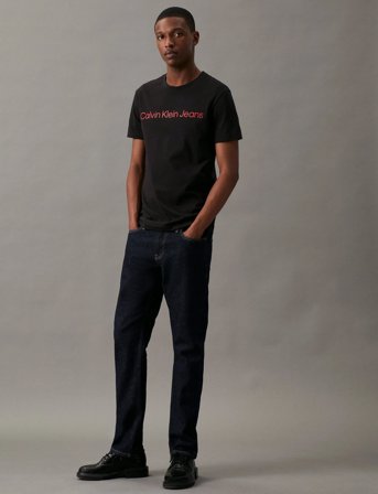 Calvin Klein Jeans Core Institutional Logo Slim Tee - Black - S