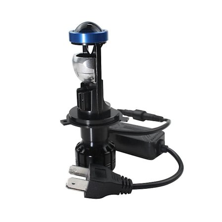 Y6D Kalansilmä LED-ajovalo Kaksoisvalolinssi Valkoinen Moottoripyörän Spotivalo H7 Auton Ajovalo