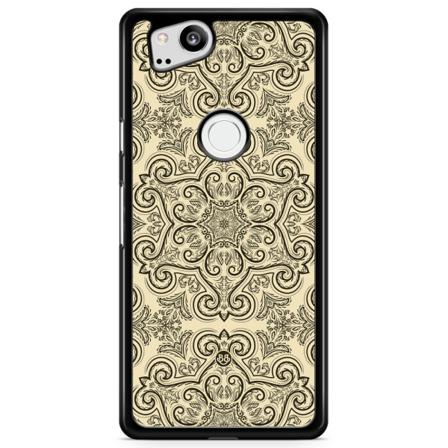 Bjornberry Skal Google Pixel 2 - Beige Retromönster