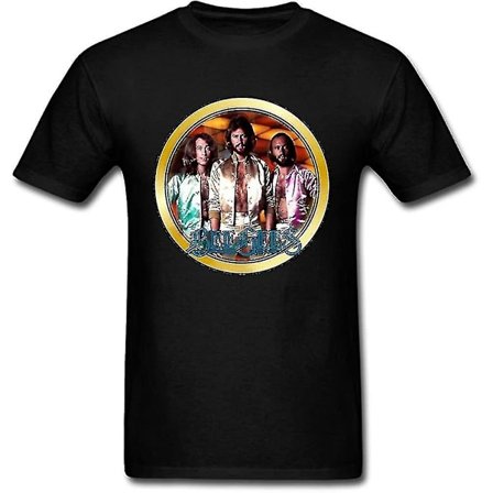 Jsder Custom Bee Gees Disco Tshirt för män Svart Xxl