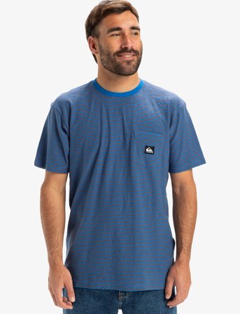Quiksilver Kentin Ss Pocket - Blue - S