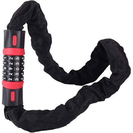 Pyörän lukko, polkupyörän lukko, skootterin lukko, pyörän lukkokoodi, moottoripyörän lukko, 5-numeroinen