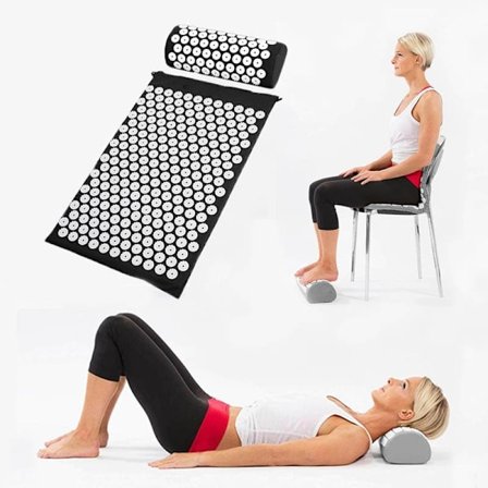 Akupressur set med matta och kudde