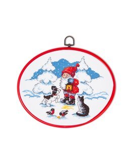 Broderipakke Flexibilde Dyrevenner - Svarta Fåret