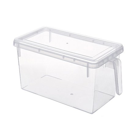 Kök Mat Förvaringsbehållare Case Kylskåp Crisper Box Med Handtag Multifunktionell