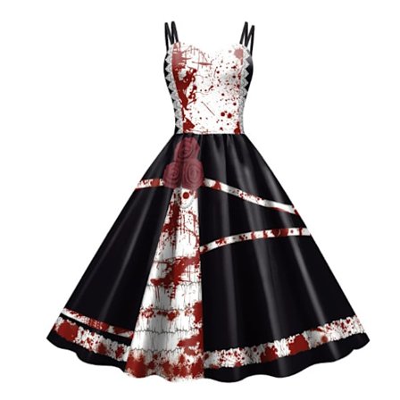 Halloween Jumpsuit til Kvinder med Blodpletter, Digitalt Tryk, Bodysuit, Performance Leotard