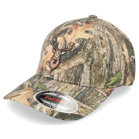 Hunter - Camo flexfit Keps - Deer Logo Patch True Timber Kanati Flexfit @ Hatstore