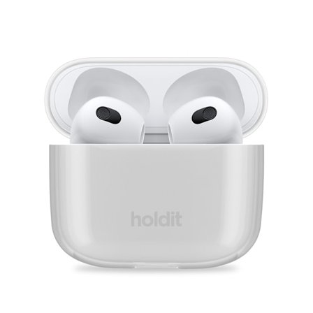 holdit AirPods 3 Skal Seethru Vit