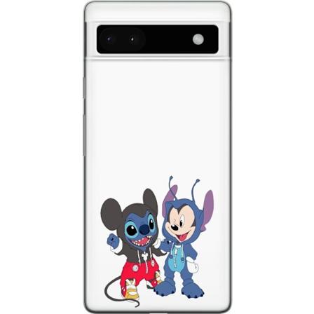 Google Pixel 6a Gennemsigtig cover Stitch Mickey Mouse