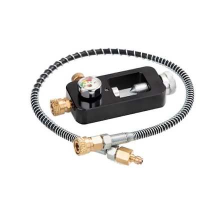 Påfyllningsadapterset för dyktuber Syrgascylinderadapter Utomhusdykningsaccessoar med tryckmätare slang