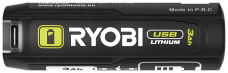 Ryobi RB4L30 Batteri 4V, 3,0 Ah, Maskintillbehör & förbrukning