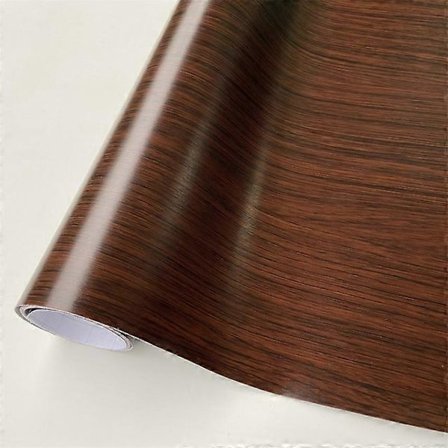 Självhäftande vinylfolie i trä, bilklistermärken i trä, dekorativ film, luftbubblafri för bilinteriör, köksmöbler, skåp, skrivbord