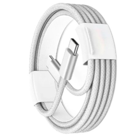 2-pakning USB C til USB C-kabel, 60W hurtigladekabel for iPhone 15/16