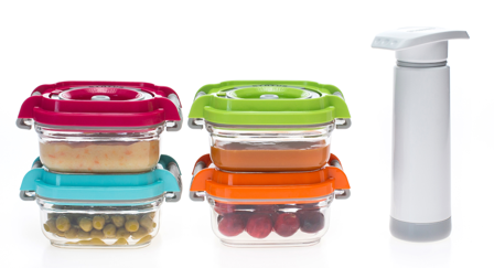 Status Vakuumboks-sett med håndpumpe Baby_5-deler