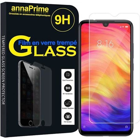 Skydd film - VCOMP - Xiaomi Redmi Note 7/7 Pro - Härdat glas - Repbeständig - 1 enhet