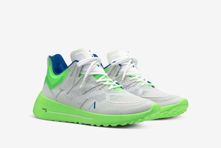 ARKK Copenhagen Herren Sneakers Größe 46 Kabl CM PWR55 Ice Grey Vivid Green