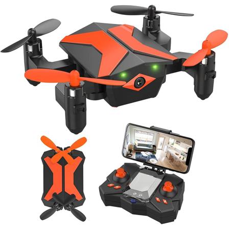 Drone Med Kamera - Fpv Drönare För Barn, Rc Quadcopter Drone W