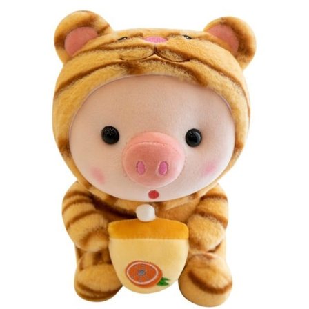 Bubble Tea Plysch Tiger Leksak