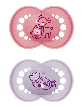 MAM | Mam Original 6-16M Silicone Pink 2P | 6-16M