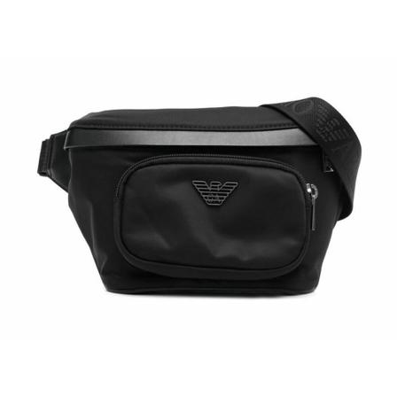 Emporio Armani, Belt Bags Zwart, Heren, Maat:ONE Size,leer