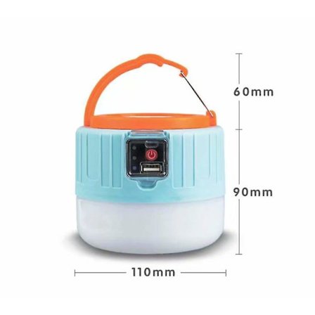 Solcellelys, Oppladbar, Med Fjernkontroll, Egnet For Camping Og Camping