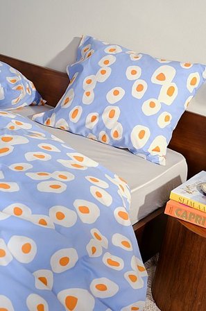 Jotex - Kussensloop Organisch Blauw blauw - OVO - Koop Kussenslopen bij Jotex