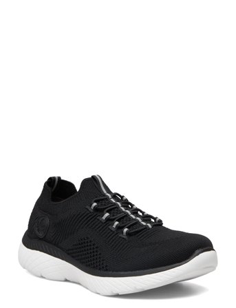 M5074-52 Lave Sneakers Svart Rieker*Betinget Tilbud