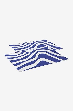 Jotex - Placemat Blauw/wit Blauw/wit - LABYRINTH - Koop Placemats bij Jotex