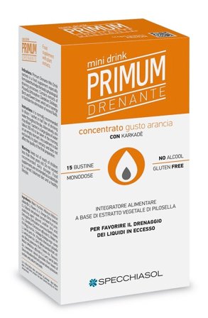 Primum Drenante Gusto Arancia Minidrink 15 Bustine