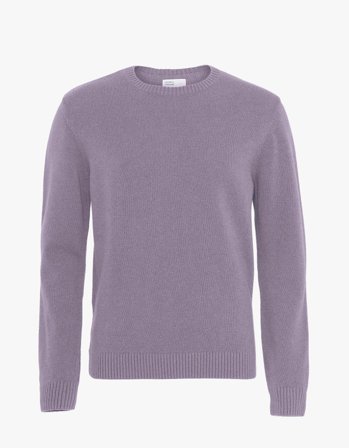 Classic Merino Wool Crew - Purple Haze - XL