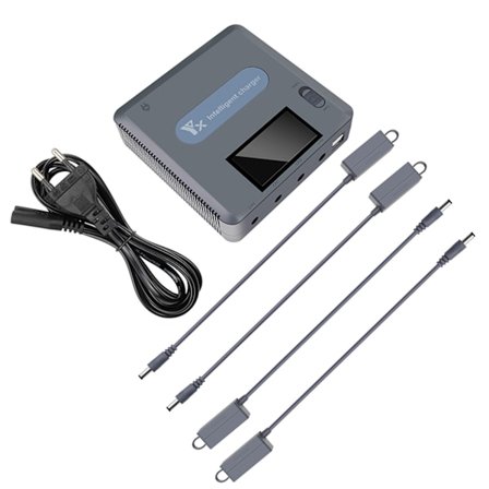 1 set Batteriladdningsnav Digital displayladdare med LCD-skärm Snabb multi för Mavic