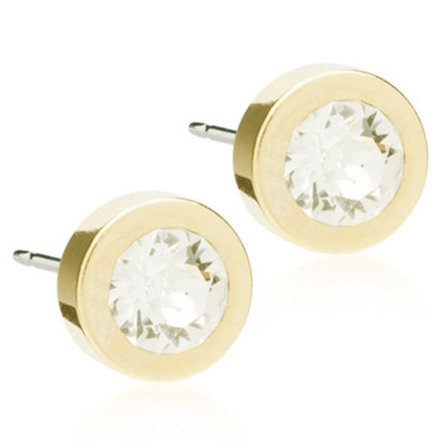 Blomdahl Örhängen Gold Titanium 8mm