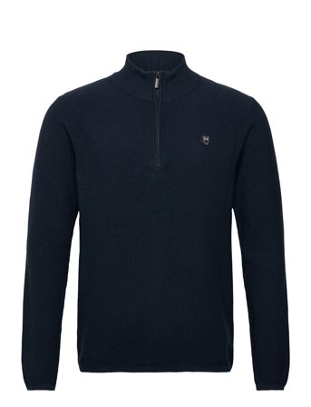 Knowledge Cotton Apparel | Organic Cotton Half Zip Pique Knit | XXL