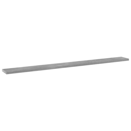 Vidaxl Hyllplan 8 St Betonggrå 100x10x1,5 Cm Konstruerat Trä Grå