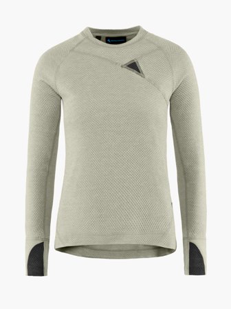 Klättermusen Huge Rundhalset Genser Dame - Silver Green - M