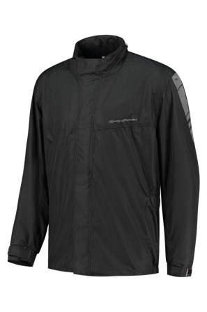 Regnjakke Rusty Stitches Sander Svart XL