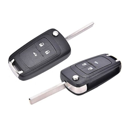 Lip Folding 3 Button Flip Remote Key Shell Case Cover Fob For Chevrolet Cruze DB