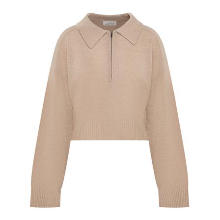 Loulou Studio, Round-neck Knitwear Bruin, Dames, Maat:XS
