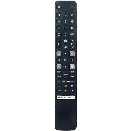 RC802NU YUI1 -kaukosäädin, yhteensopiva TCL TV 50QLED760 50QLED820 55QLED760 -televisioiden kanssa