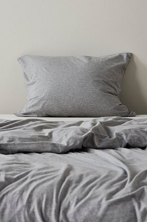 Jotex - Pudebetræk i Jersey Grå - LINDY - Køb Pudebetræk hos Jotex