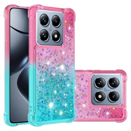 Princess Xiaomi 14T Pro / Xiaomi 14T skal - Rosa + Lila