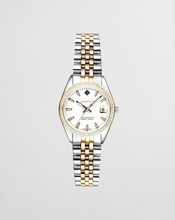 GANT Damen Armbanduhr Sussex Mini Bijou (ONE SIZE) Weiß